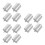 12Pcs Iron Calibration Weights with Double Hooks for Scientific Labs 8
