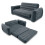 Sofá cama hinchable, colchón 2en1 INTEX 66552NP 1