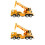 2Stk Simulation Kran Modell Orange Deko 5