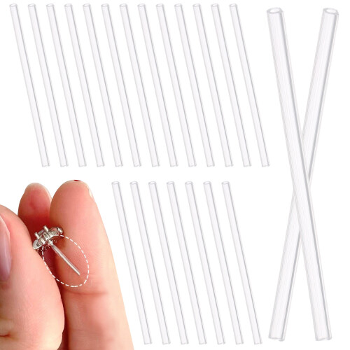 150Stk Weißer Silikon Ohrstecker , & Einfach Zu