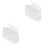 8Pièces Démaquillage Blancs Et Doux 3