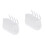 8Pièces Démaquillage Blancs Et Doux 4