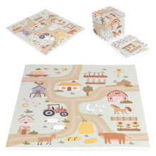 Grote EVA-schuimmat voor kinderen Farma 90,5x90,5 cm 21 stuks ECOTOYS