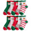 25Paires Courtes Coton Couleurs Variées Douces 1