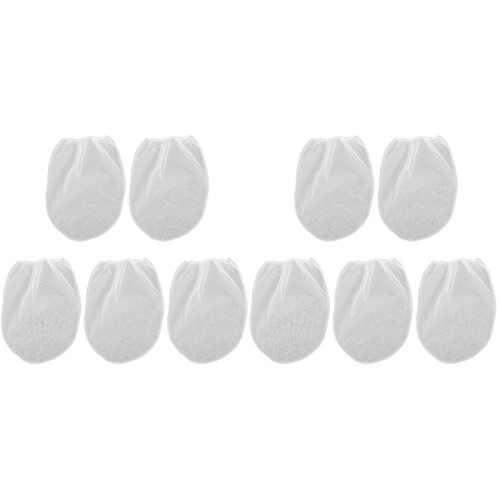 10Stk Weiße Feinmaschige Filterbeutel Für Farbe Elastisches Design 1