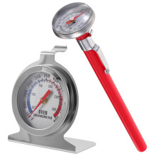 10Pcs Portable Stainless Steel Bbq Temp Gauge for Barbecue and Baking