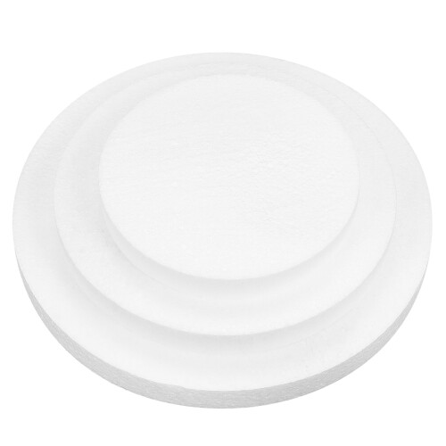 6Pièces Support Gâteau Mousse Blanc Personnalisable Usage Domestique