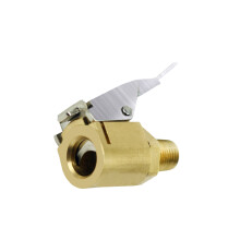 2Pièces Adaptateur Tube Air Durable Doré Pour Vélos Et Autos Léger