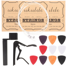 3Sets Complete Gitaar En Ukulele Onderhoudskit Met Premium Materialen