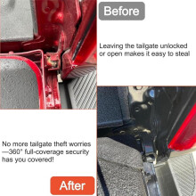 Tailgate Anti-Theft Lock for F150 F250 F350 Ranger Tacoma Silverado Ram 1500 Tailgate Protection Locks