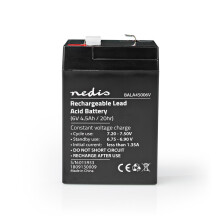 Bateria recarregável de chumbo-ácido | Chumbo-ácido | Recarregável | 6 V | 4500mAh