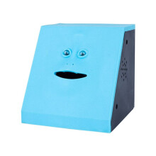 Battery Operated Novelty Monkey Money Saving Box Piggy Bank for 3 Years+ Kids Boys Girls Adults Birthday Day Gift