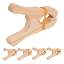 15Pièces Clips En Bois Beige Pour De Jeu Et Fabrication De Forts