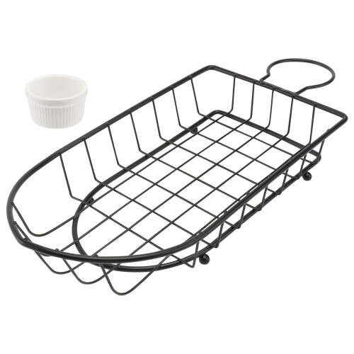4Sets Appetizer Rack Bootsform Tischkorb