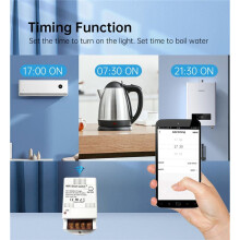 30A 6600W Tuya WiFi Intelligent Relay Module for Alexa / Home Control Remote Switching Home Automation