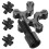 12Pièces Vis Précis Aluminium Noir Polyvalent 1