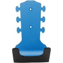 Blaue Metall Gitarren Wandhalterung Mit Silikon Hs Für Zuhause