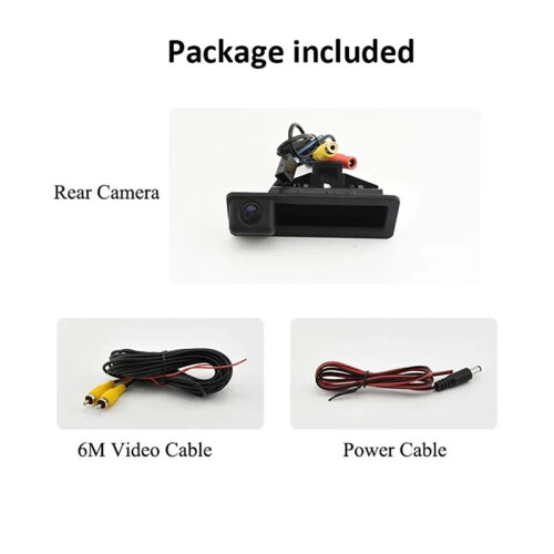 Autotop Revese Camera for  E60 E90 E82 E61 X1 E84 X5 E70 E92 E91 3/5 Series E88 E93 Trunk Handle Camera