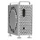 Protective Case Case for    M4/Pro Cooling and Drop Protection Case Stand Host Chassis Silver 1