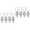 8Pcs Silver Spring Plunger with Pull Ring Stainless Steel Safety Pins 4