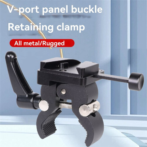 Camera Super Clamp with Universal V-Lock Mount Quick Release Adapter for DSLR Camera Battery Photo Studio Accessory 1