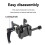 Camera Super Clamp with Universal V-Lock Mount Quick Release Adapter for DSLR Camera Battery Photo Studio Accessory 3