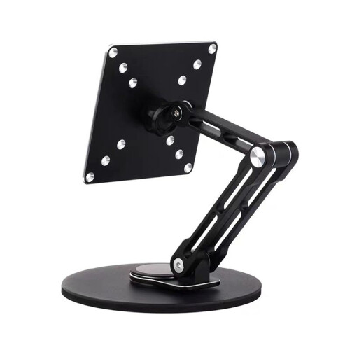 Suporte de Mesa para Monitor VESA, Portátil, com Rotação Multieixos e Ajustável, Compatível com Monitores de Até 19 Polegadas 1