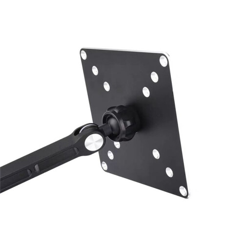 Suporte de Mesa para Monitor VESA, Portátil, com Rotação Multieixos e Ajustável, Compatível com Monitores de Até 19 Polegadas