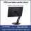 Suporte de Mesa para Monitor VESA, Portátil, com Rotação Multieixos e Ajustável, Compatível com Monitores de Até 19 Polegadas 6