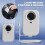 3-in-1 Universal Projector Bracket Desktop Wall Mounted Celling Suspended Holder Stand 360 Rotate Projector Bracket 4