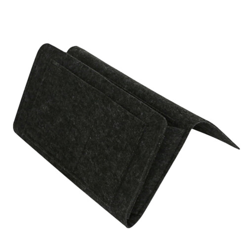 3Pièces Range-Chevet Noir Suspendu Multifonction