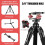 2pcs Tripod Leveling Base, Camera Leveler Tripod Leveler 3-Axis Tri-Wheel  3/8in Thread +/-5 Precision Adjustment 1