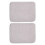 4Pièces Tapis Multi-Fonction Gris Absorption D'eau Séchage Maison 1