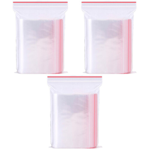 300Stk Robuste Transparente Lagerbeutel Mit Zipperverschluss 2
