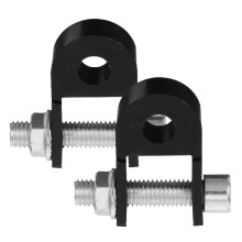 3Paires Rehausseurs Suspension Vibration Réduite Aluminium Noir