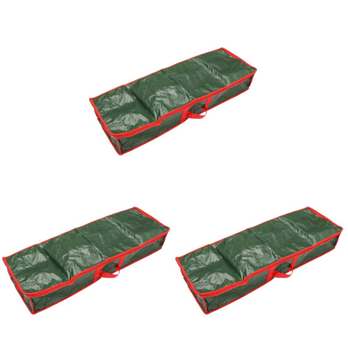 3Stk Geschenk Verpackung Organizer Grün Kapazität Bett 1