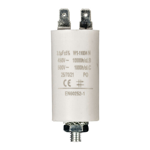 Kapacitor 450V + Terra 3,5uf / 450 v + Aarde
