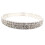 3Pièces Bracelets Déco Argenté Confortable Pour 1