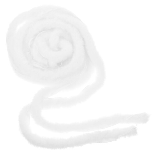 3Pièces Décorations Ruban Fausse Fourrure Souple Polyester