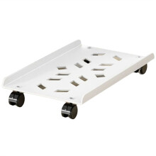 Mobile Computer Tower Holder CPU Stand Adjustable Computer Tower Stand with 4 Caster Wheels Under Desk Holder
