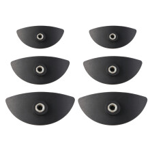 18Pièces Tampons Fards À Paupières Noir Silicone Durable Pour Femmes