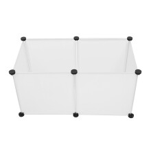 2Sets Wit Resin Speelkooi, Hek Hamsters En Konijnen