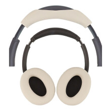 Ear Pads for WH-CH720N Headphone Silicone Protective Case Earmuff Repair Parts Creamy&White