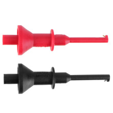 6Pièces Attache Clip Test Multimètre 4Mm Colorée Pour Réparation