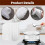 15 Pack Silicone Dehydrator Sheets, Mesh Dehydrator Trays, Non-Stick Fruit Leather Trays, Suitable for Dried Meat 4