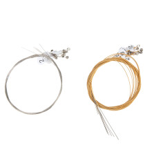 1Ensemble Kit Cordes Lyre 24 Cordes Métal Cuivre Robuste