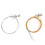 1Ensemble Kit Cordes Lyre 24 Cordes Métal Cuivre Robuste 1