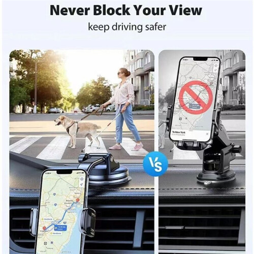 AUTOP 360 Rotatable Car Phone Holder for Dashboard and Windshield Suction Cup Cell Phone Mount Navigation Bracket 2
