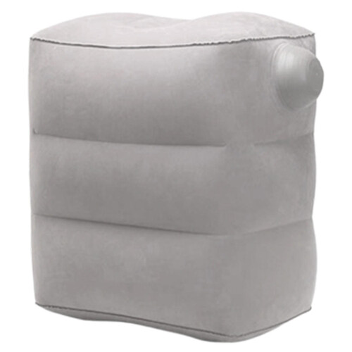 4Pièces Repose-Pieds Inflatable Clair PVC Pour Transport