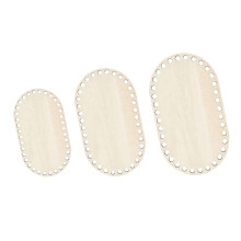 6St Stevige Tasbodems Beige Voor Crochet En Vlechtwerk